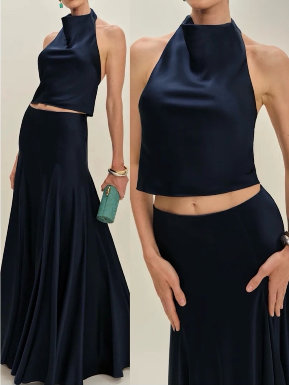 Reformation Sera Silk Two Piece Set - NWT NEW